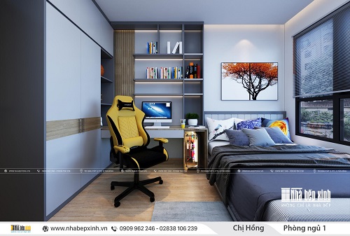 Phòng ngủ hiện đại tại Emerald Celadon City 104m2